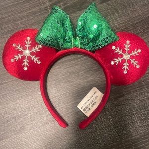 Christmas Minnie mouse ears